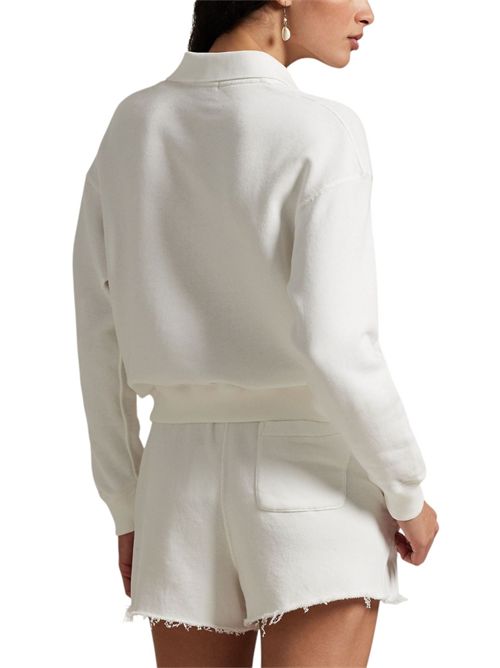 felpa donna modello polo bianco Ralph Lauren | 211965097002